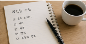 토지대장 활용 분야