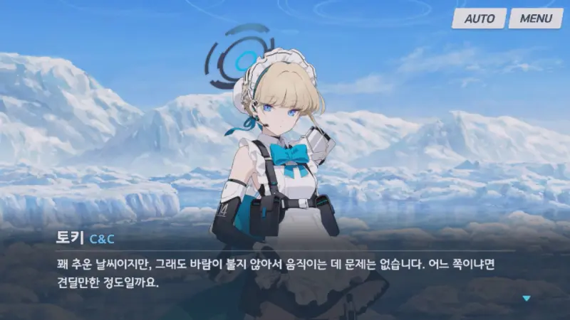 추위가 괜찮다는 토키