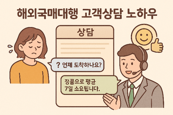 해외구매대행 고객상담 노하우