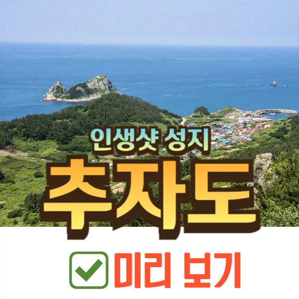 추자도 여행, 배 시간표