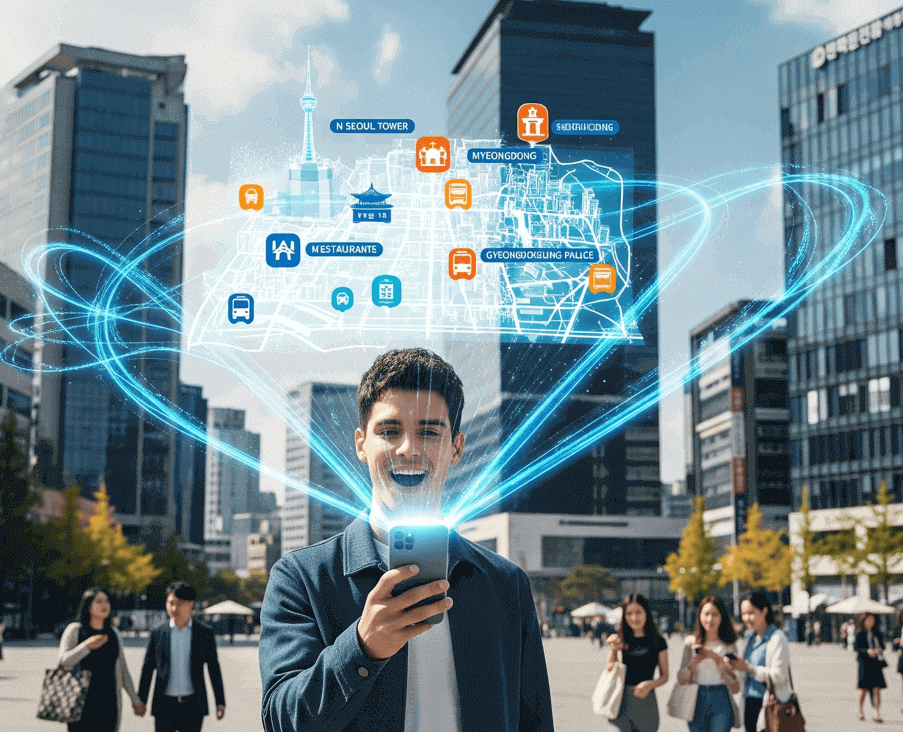 관광객 위한 스마트시티 기술