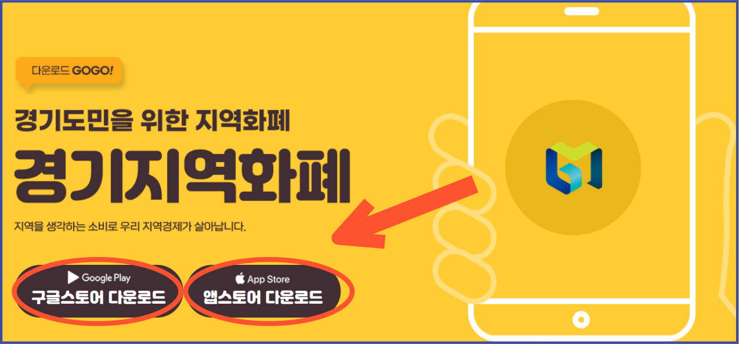 경기도민을 위한 지역화폐 경기지역화폐 다운로드 방법