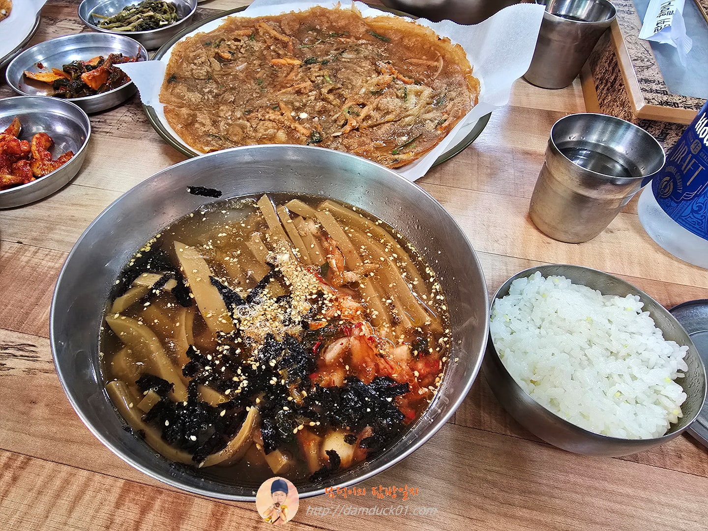 도토리묵밥(냉), 도토리전