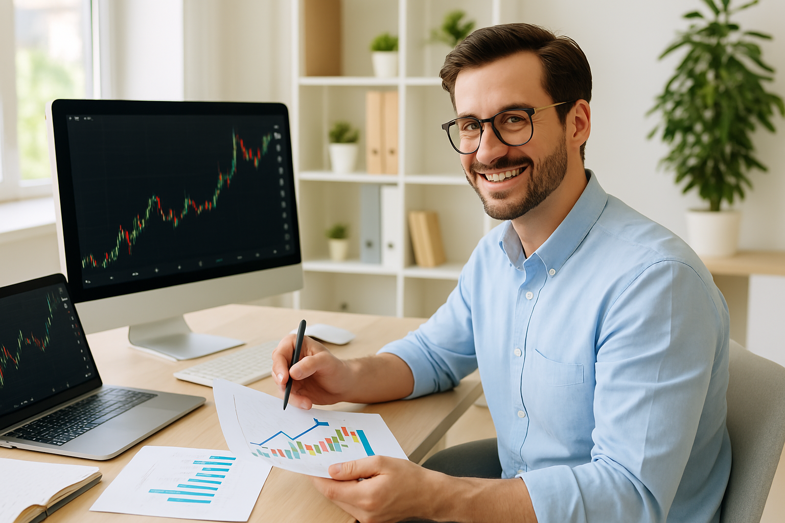 출처 : chat gpt 생성 이미지. 투자하는 투자가