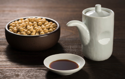 콩과 간장 사진