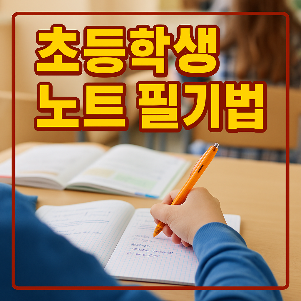 초등학생 노트 필기법