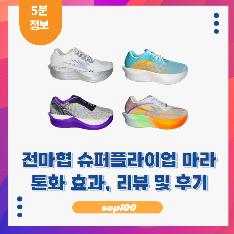 전마협 슈퍼플라이업 마라톤화