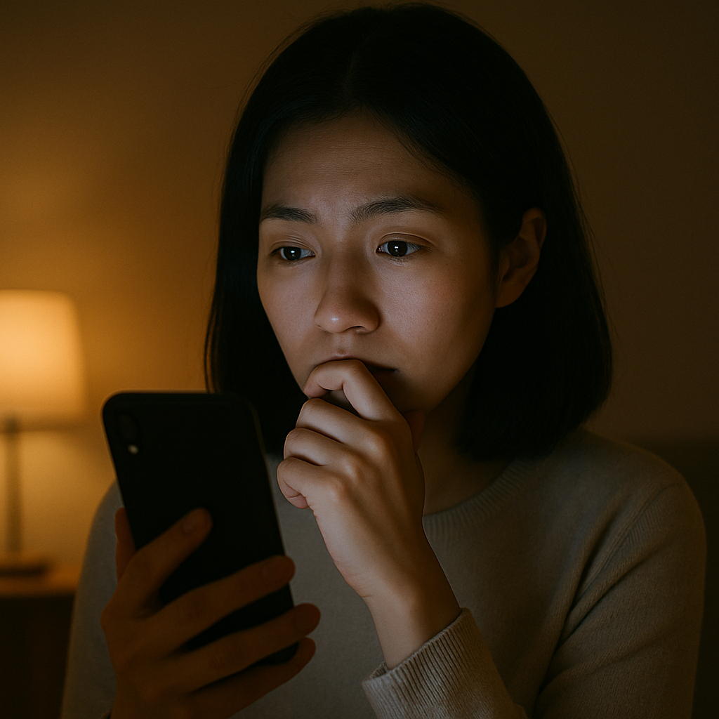 문자 피싱 앞에서 망설이는 순간