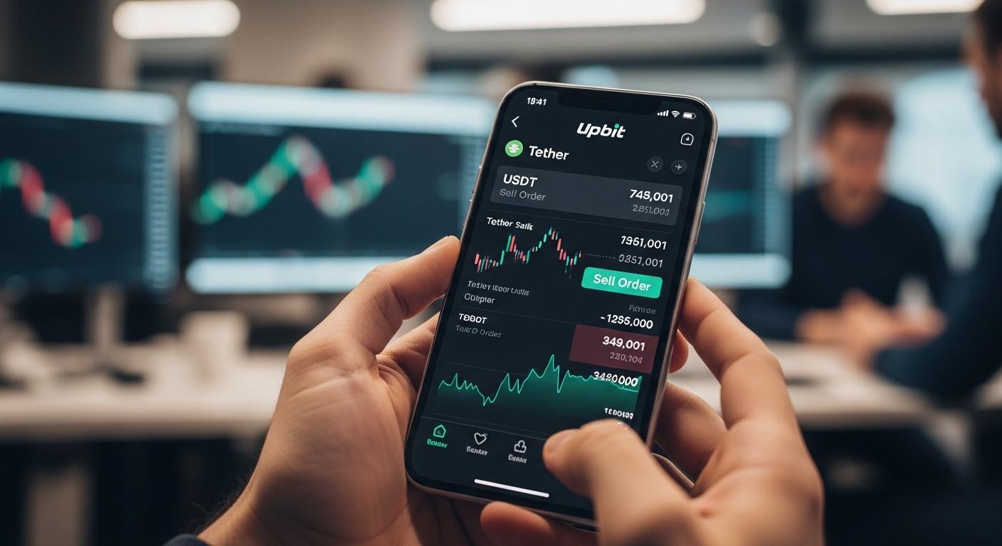 업비트 테더 코인 판매