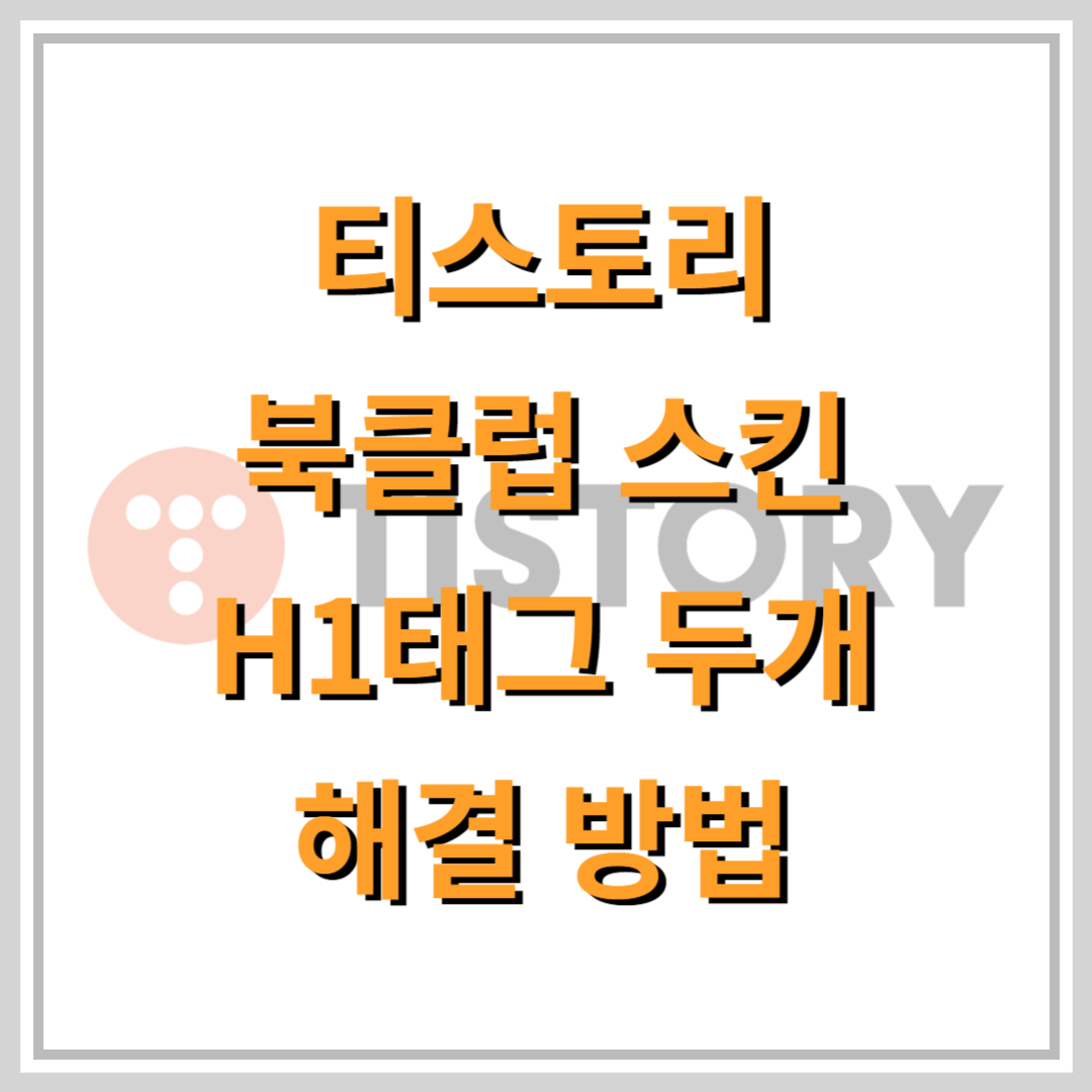 북클럽-스킨-H1태그-문제해결