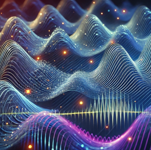 소리파를 표현한 이미지