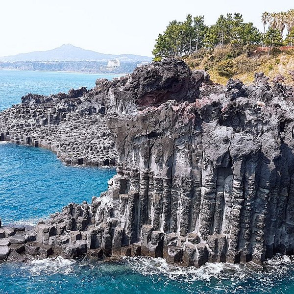 Daepo Coast Columnar Jointing, Jeju Island