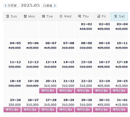스톤비치cc 예약: 1박 2일 골프 패키지 가격 및 날씨 (5월 20일)