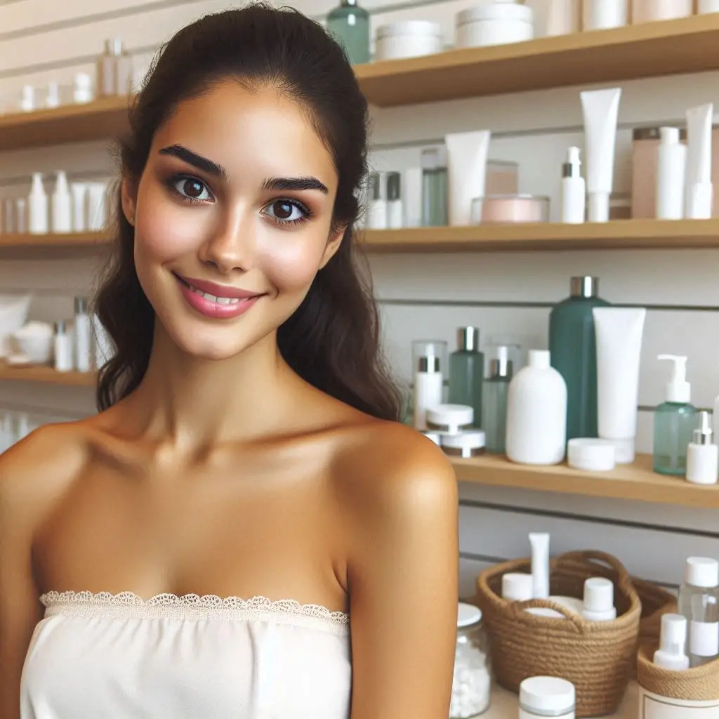 피부,체형관리 샵 배경