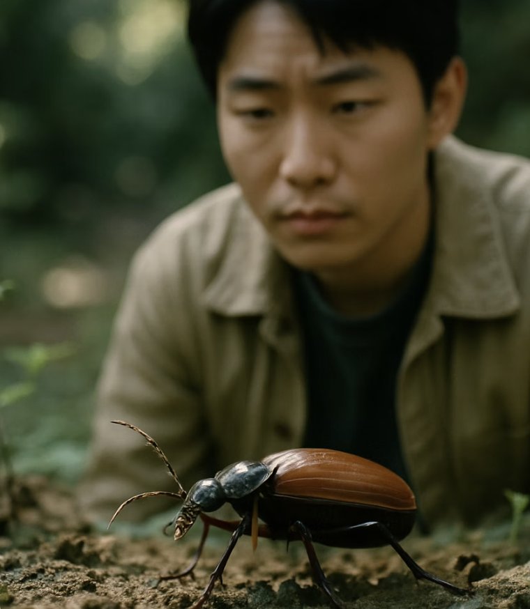 폭탄먼지벌레가 방어할 때 나오는 화학 물질의 정체와 생존 전략 분석