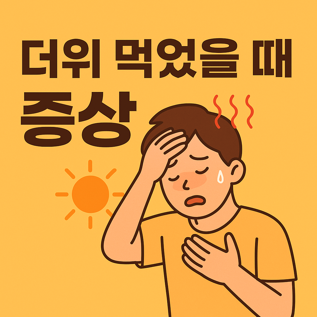 더위 먹었을 때 증상
