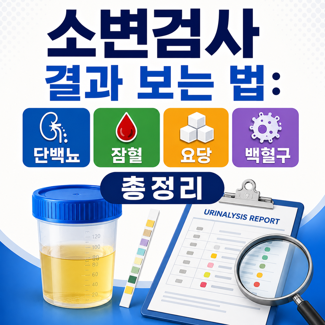 소변검사 결과 보는 법
