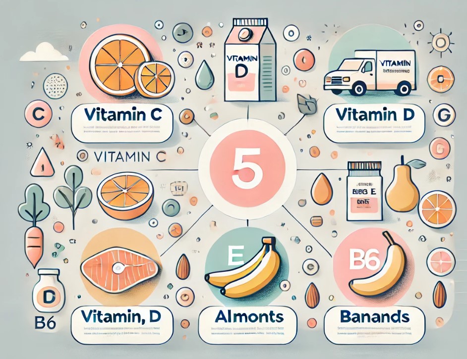면역력에 좋은 비타민 TOP5