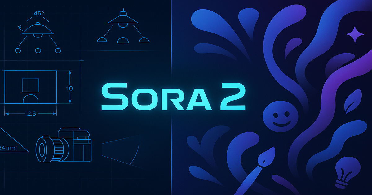 Sora2 프롬프트 작성 전략 비교 인포그래픽 - 구체적 묘사 방식과 자유도 높은 접근법을 시각적으로 대비한 가이드 이미지