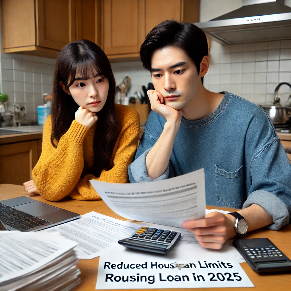 전세자금대출 한도 축소로 고민하는 한국의 젊은 부부