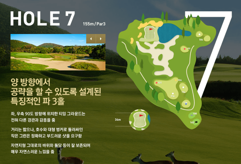 나인브릿지 CC의 코스 공략도 07