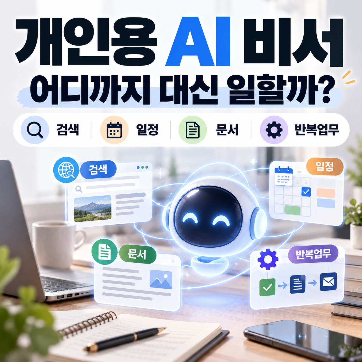 개인용-AI-비서-검색-일정-문서-반복업무-자동화