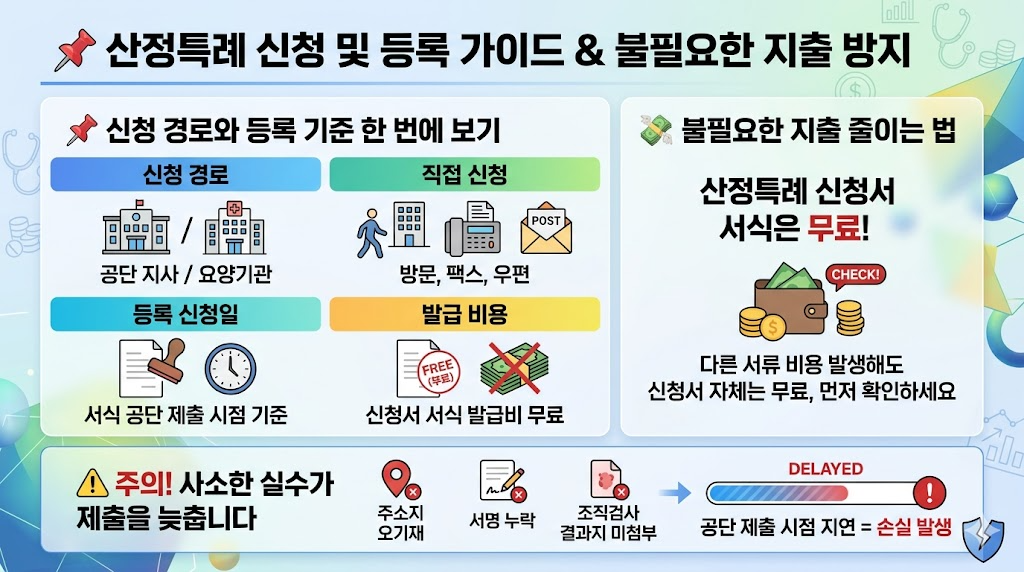 산정특례 신청 방법과 공단 제출 기준 및 불필요한 비용 지출 방지 가이드