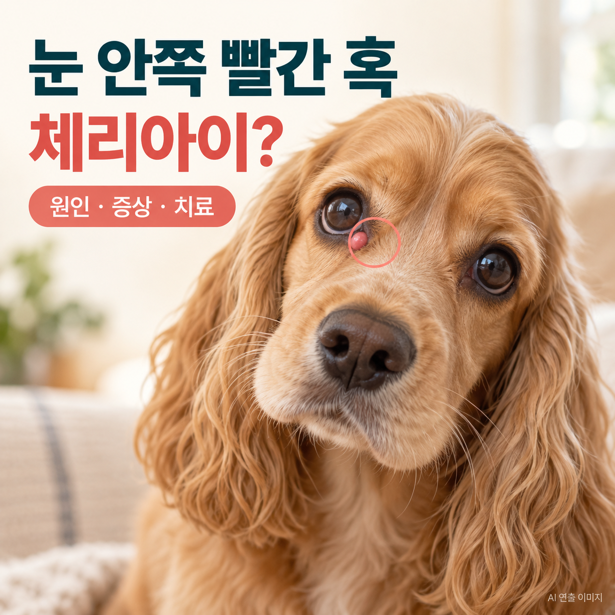 강아지 체리아이란? 원인부터 증상, 치료까지 정리