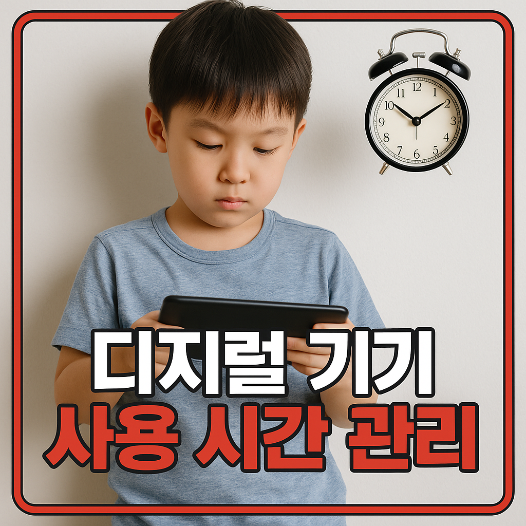 디지털 기기 사용 시간 관리