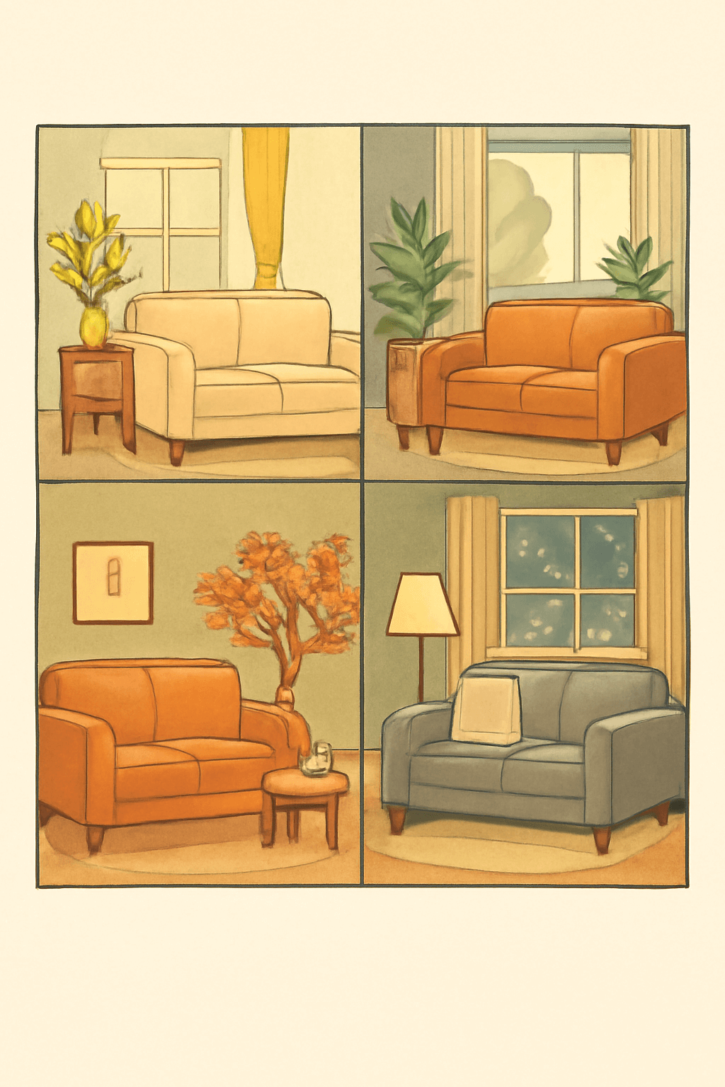 계절별 인테리어 체인지 노하우: 사계절 내내 새로운 우리집