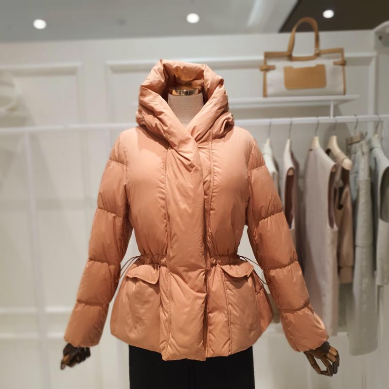 발렌시아 구스 다운 허리 스트링 패딩 점퍼 22AME15