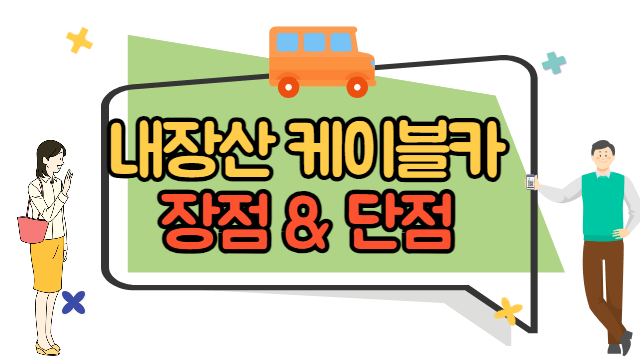 내장산 케이블카 장점, 단점