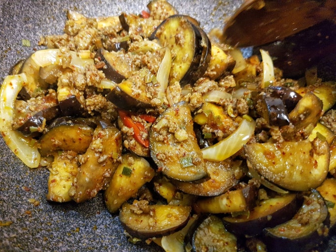 중화식 가지볶음 사진