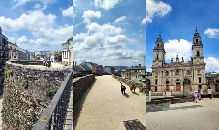 산티아고 순례길 후 스페인 자동차여행의 첫번째 목적지 루고의 로마 성벽