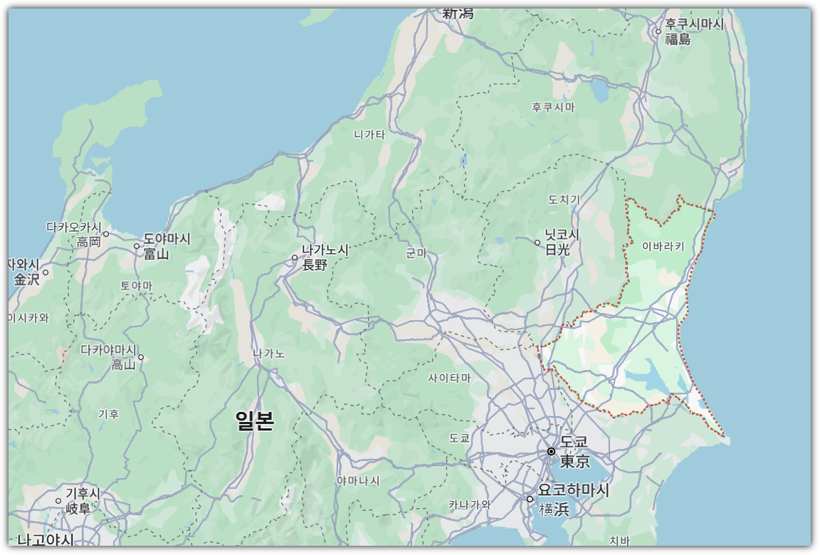 이바라키현의 위치와 지리적 특성