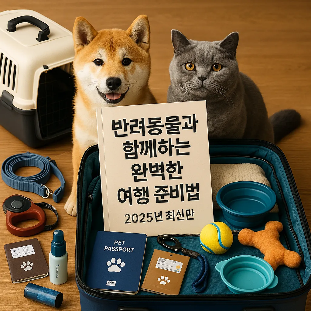 반려동물과 함께하는 완벽한 여행 준비법 2025년 최신판