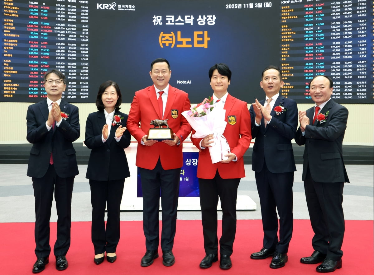 AI 경량화 노타, 코스닥 상장 첫날 '따따블' 쾌거!