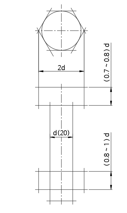 육각머리볼트-너트-그리기1