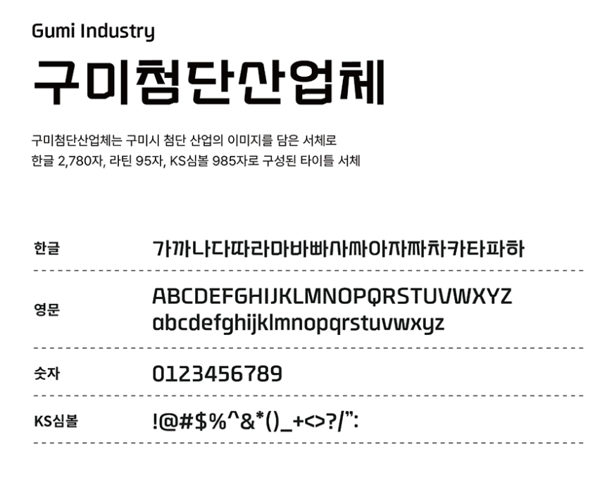 구미첨단산업체