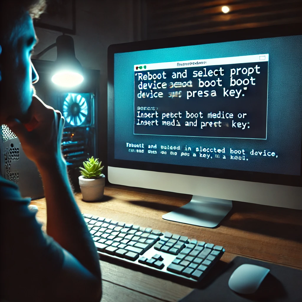 윈도우부팅이 안될때 해결방법 Reboot and Select Proper Boot Device