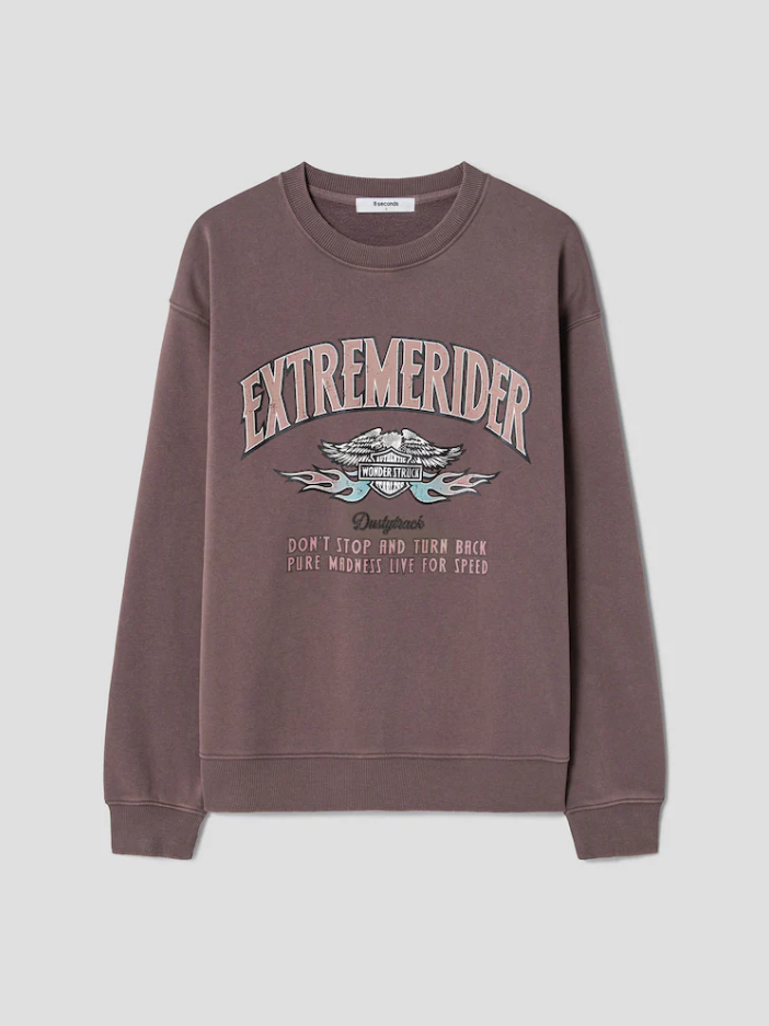 {맨투맨} 첫 번째 남자 56회 :: 이기창(오태평) / 에잇세컨즈 브라운 맨투맨 티셔츠