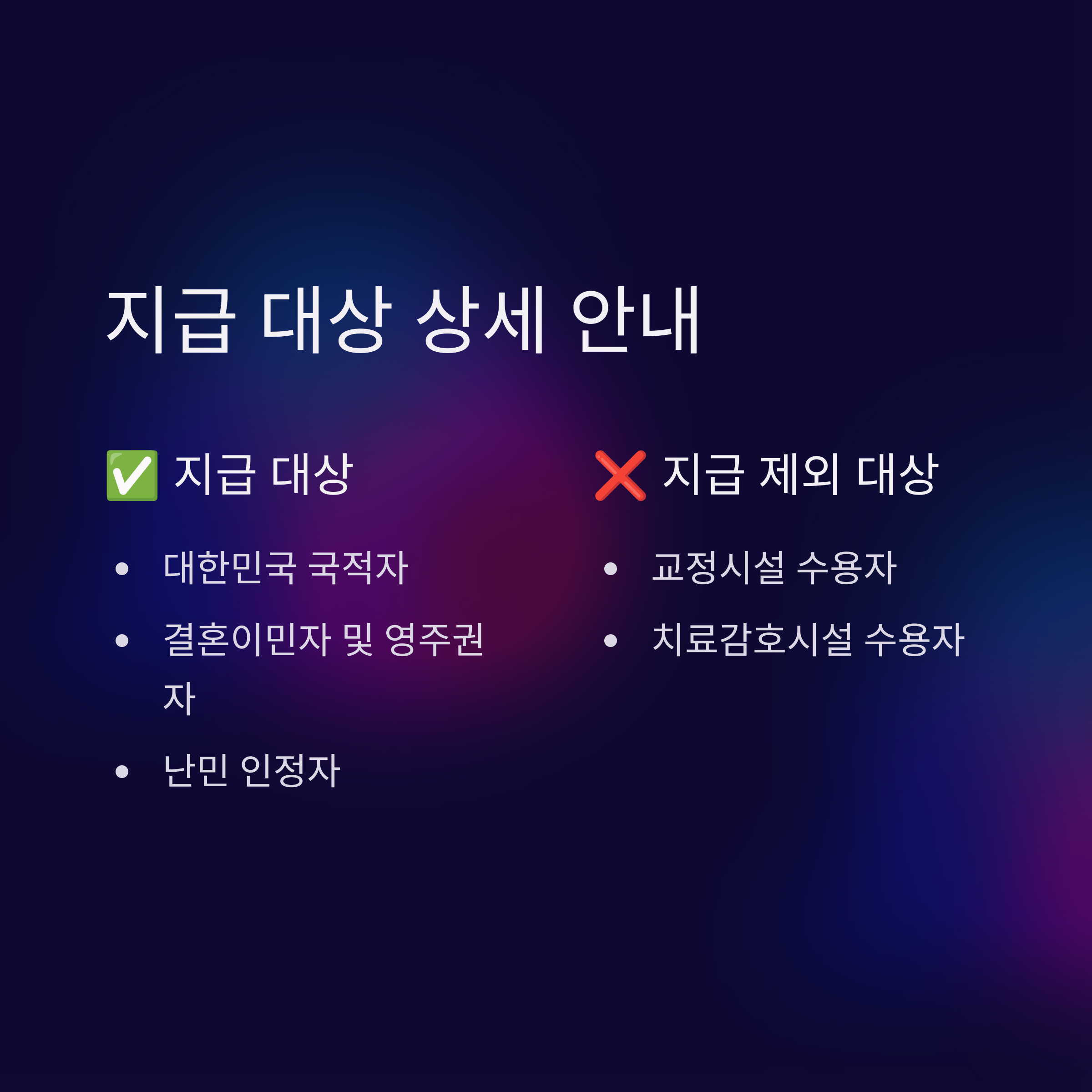 2025년 민생회복지원금 25만원