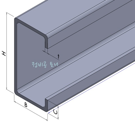 C형강-규격-C-Channels-standard