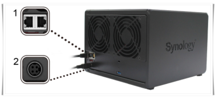 DS1019+ 전원 켜기 순서
