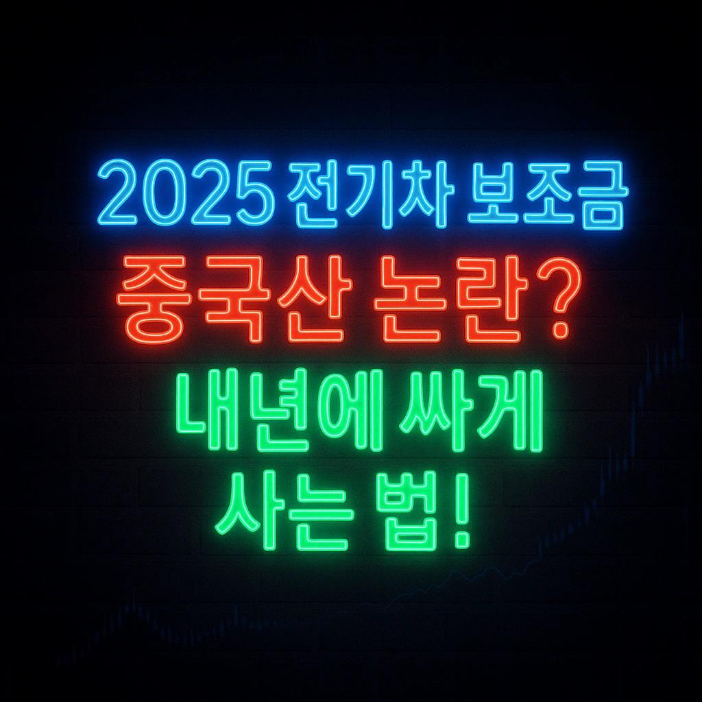 2025 전기차 보조금