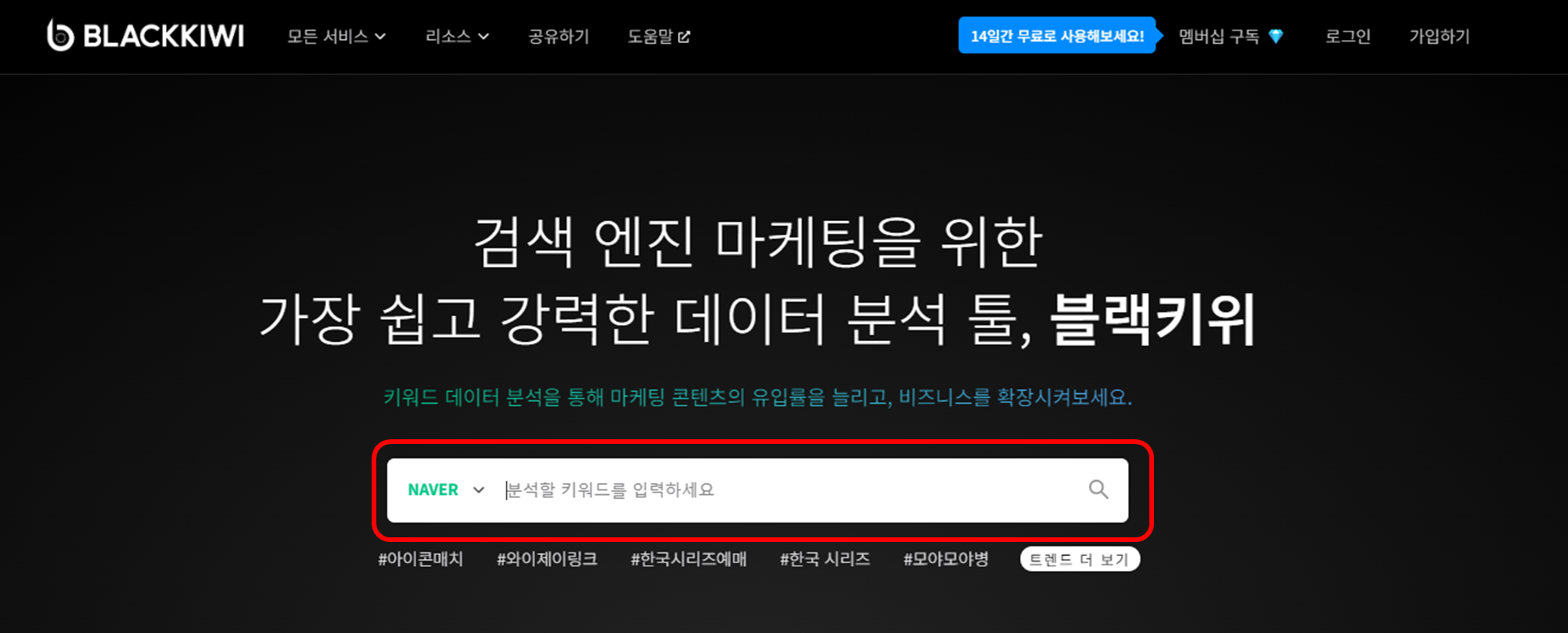 블랙키위 사이트 내용