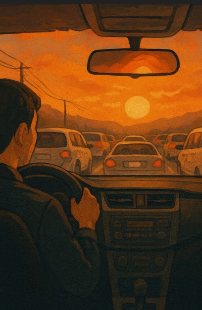 추석 귀성길 운전 관련 사진