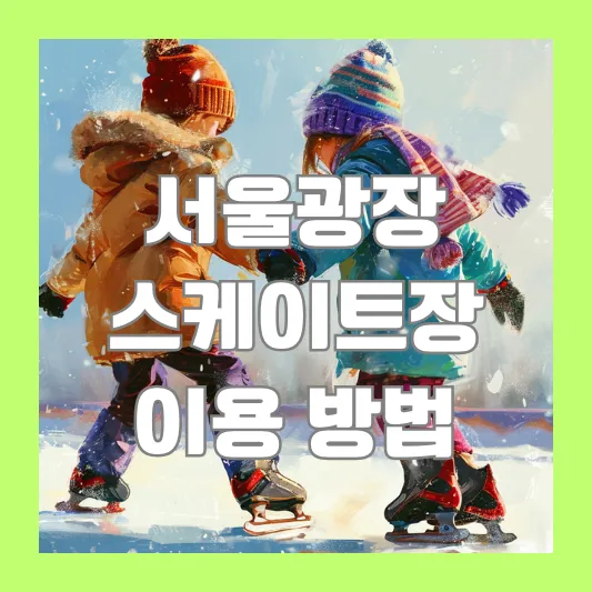 서울광장 스케이트장 이용방법