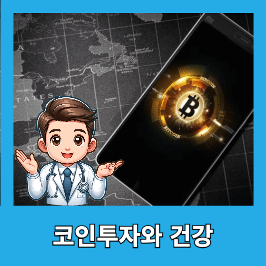 코인투자와 건강관리 코인스트레스