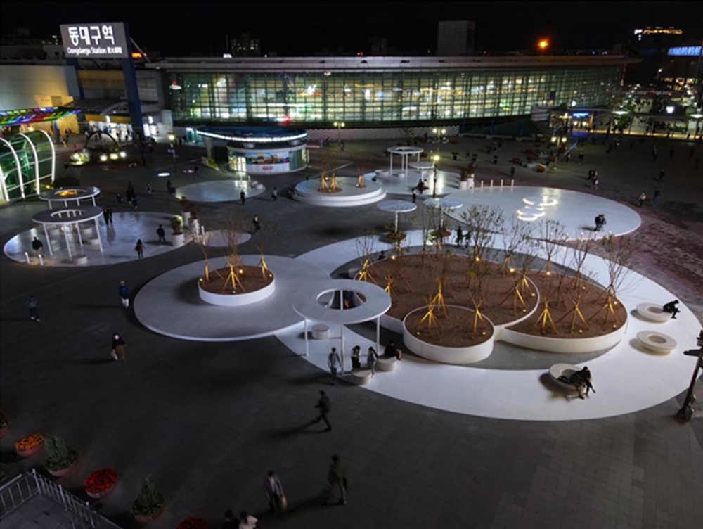 동대구역 광장 공동디자인 조성 사업(야간)&#44; 대구시